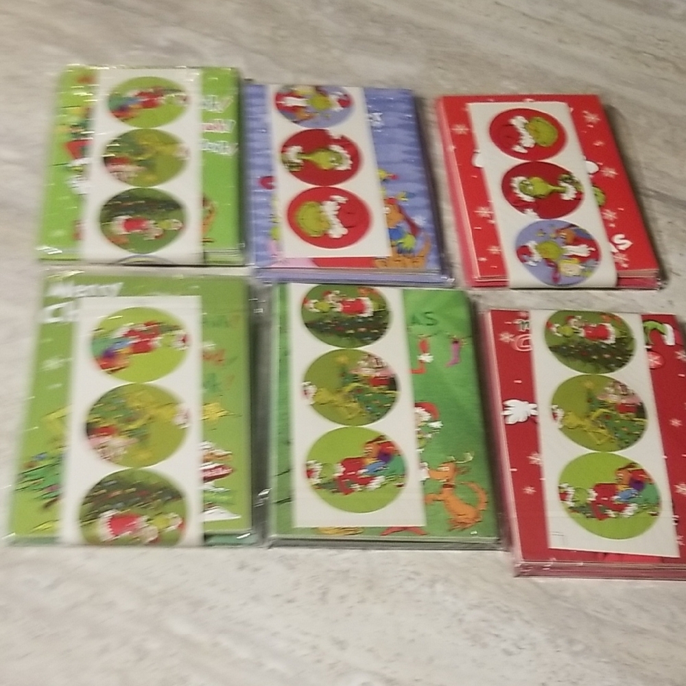 Grinch Christmas Cards Set - Picture 4 of 10
